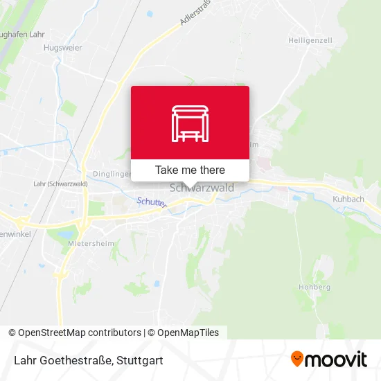 Карта Lahr Goethestraße