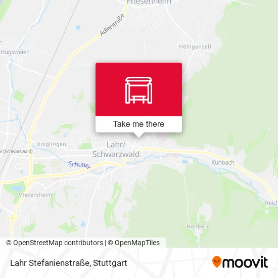 Карта Lahr Stefanienstraße