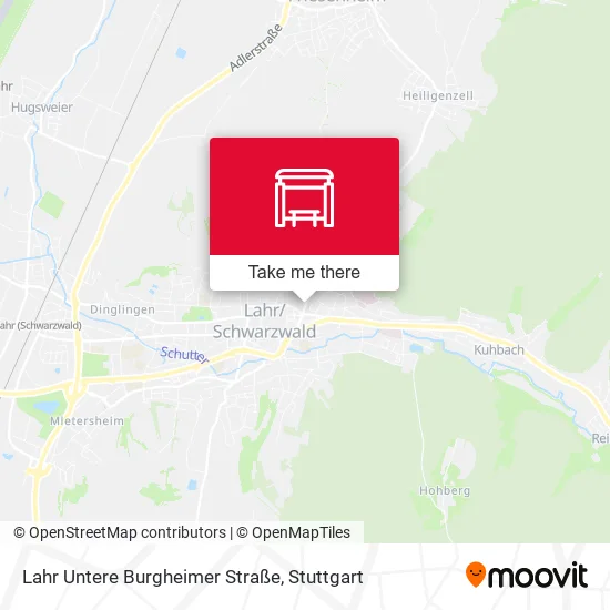 Карта Lahr Untere Burgheimer Straße