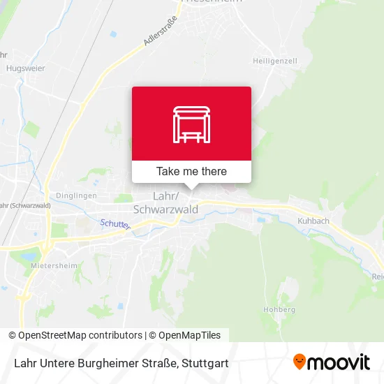 Карта Lahr Untere Burgheimer Straße