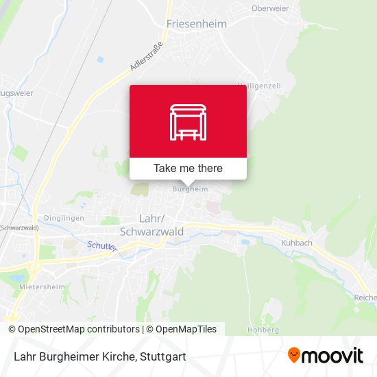 Lahr Burgheimer Kirche map