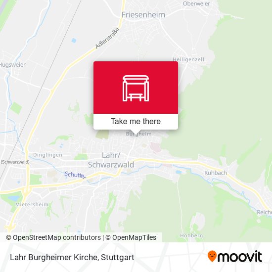 Lahr Burgheimer Kirche map