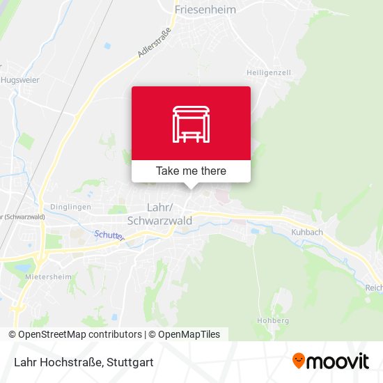Lahr Hochstraße map