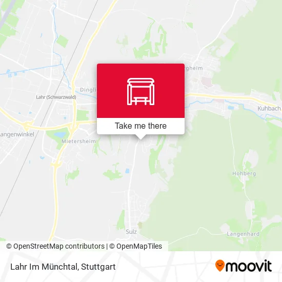 Карта Lahr Im Münchtal