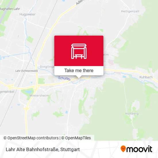 Карта Lahr Alte Bahnhofstraße