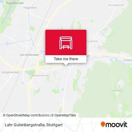 Lahr Gutenbergstraße map