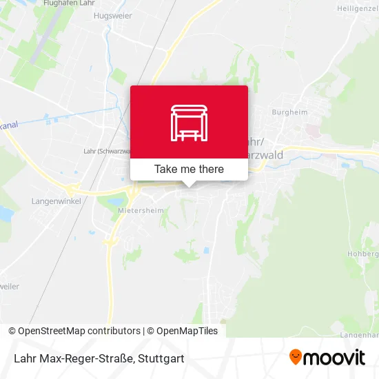 Карта Lahr Max-Reger-Straße