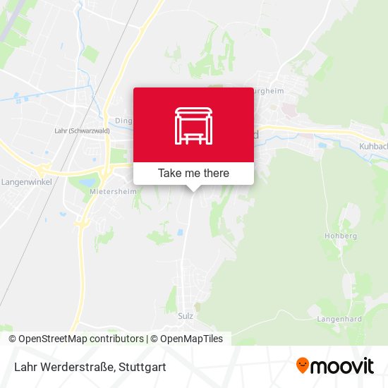 Lahr Werderstraße map