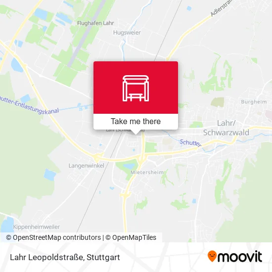 Карта Lahr Leopoldstraße