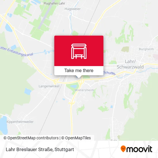 Карта Lahr Breslauer Straße