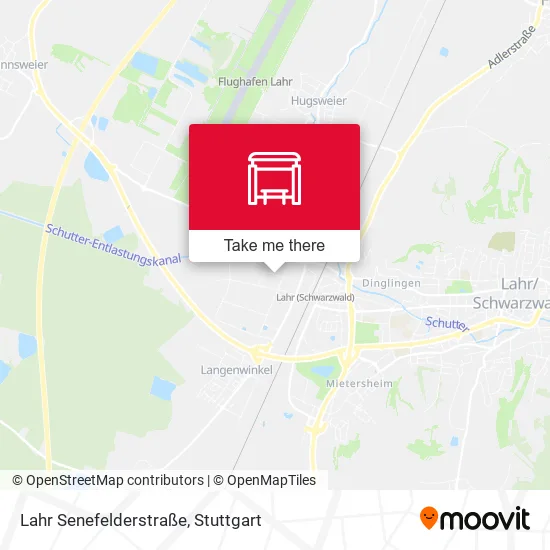 Карта Lahr Senefelderstraße