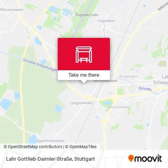 Карта Lahr Gottlieb-Daimler-Straße