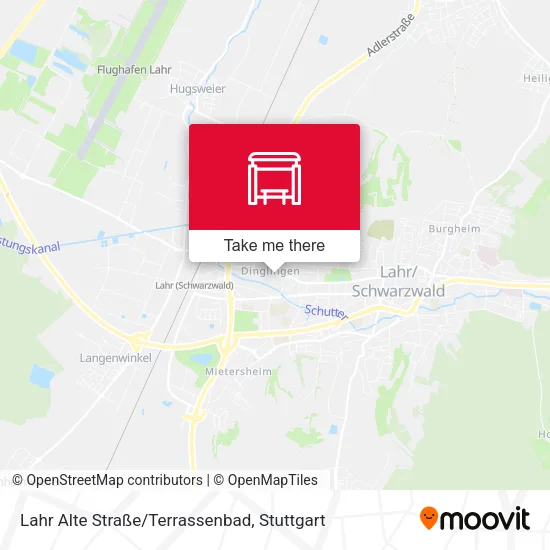 Карта Lahr Alte Straße/Terrassenbad