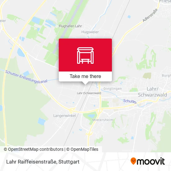 Карта Lahr Raiffeisenstraße