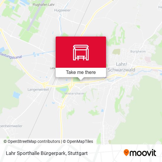Lahr Sporthalle Bürgerpark map