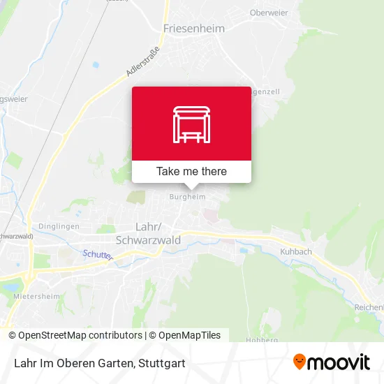 Карта Lahr Im Oberen Garten