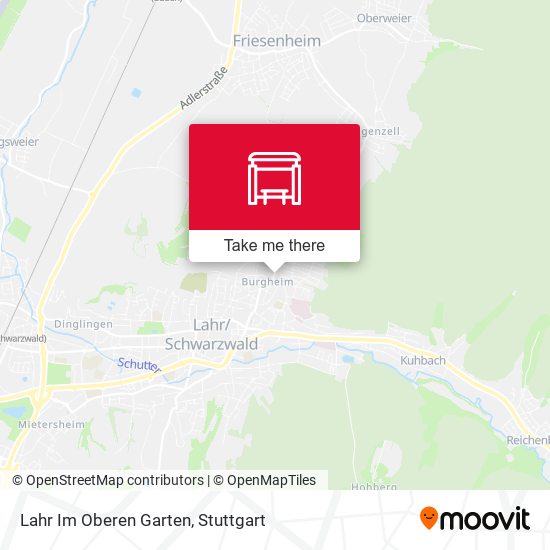 Карта Lahr Im Oberen Garten