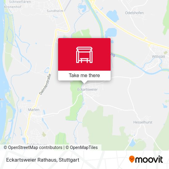Eckartsweier Rathaus map