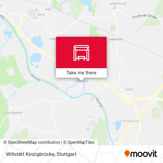Карта Willstätt Kinzigbrücke