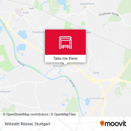 Карта Willstätt Rössel