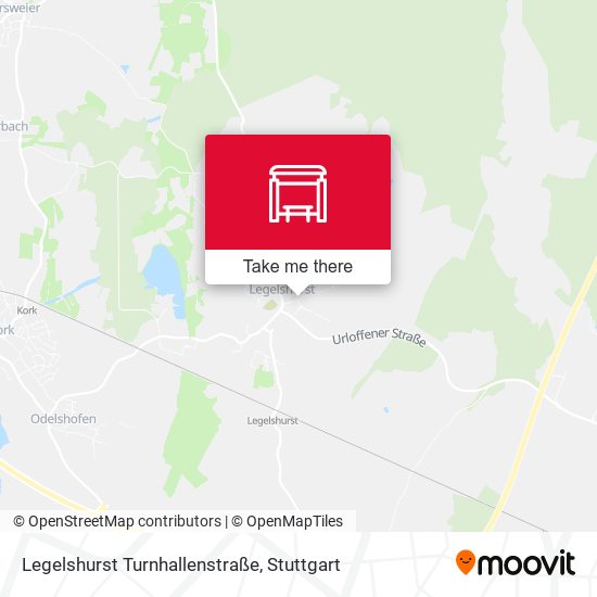 Legelshurst Turnhallenstraße map