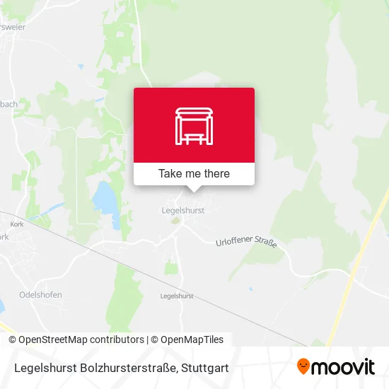 Карта Legelshurst Bolzhursterstraße