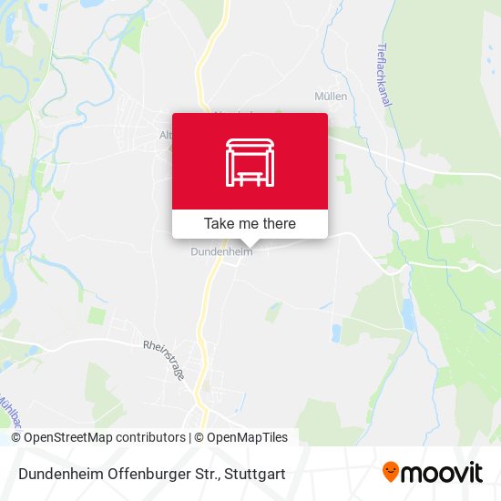 Dundenheim Offenburger Str. map