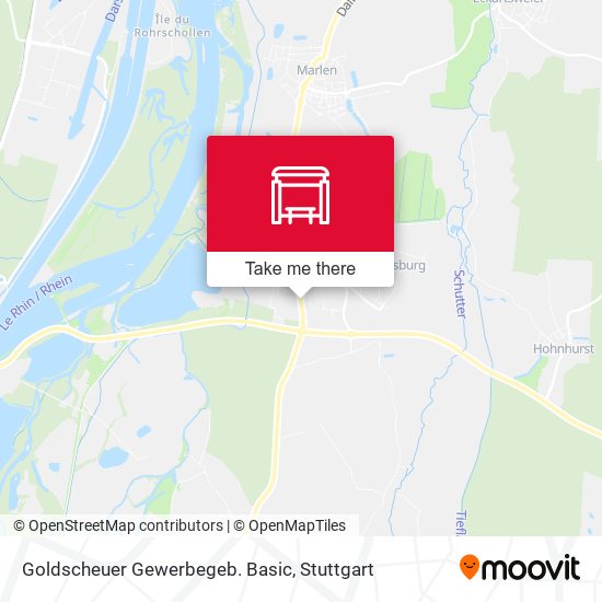 Карта Goldscheuer Gewerbegeb. Basic