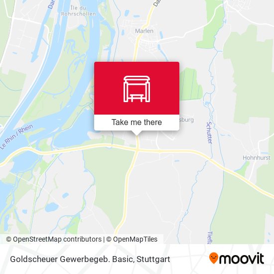 Карта Goldscheuer Gewerbegeb. Basic