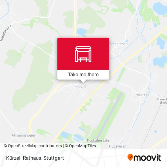 Kürzell Rathaus map