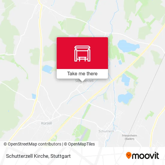 Schutterzell Kirche map