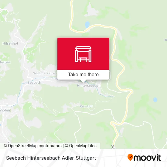 Карта Seebach Hinterseebach  Adler