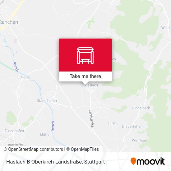 Карта Haslach B Oberkirch Landstraße
