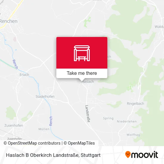 Карта Haslach B Oberkirch Landstraße