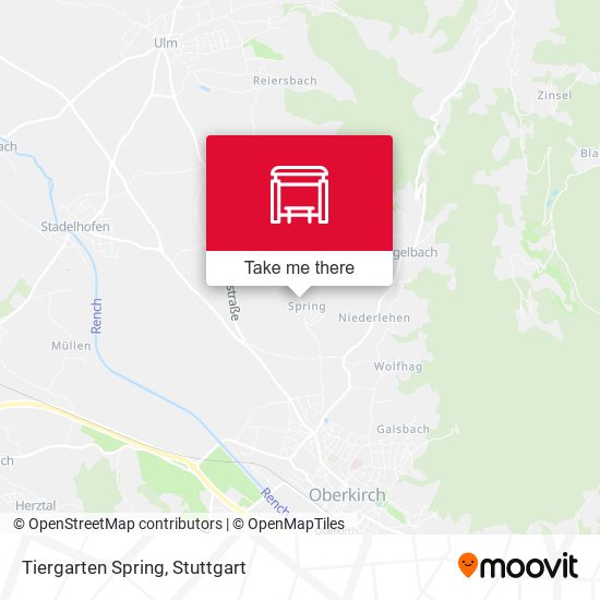 Tiergarten Spring map