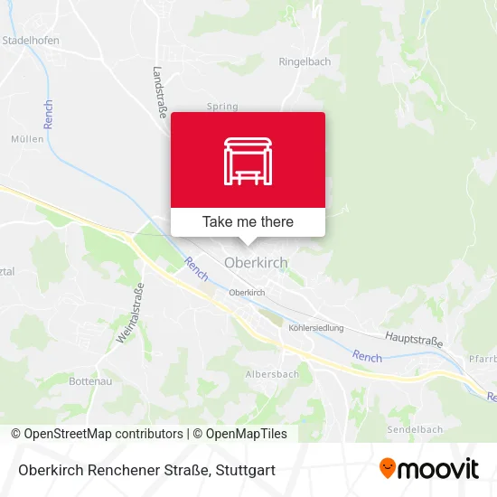 Карта Oberkirch Renchener Straße