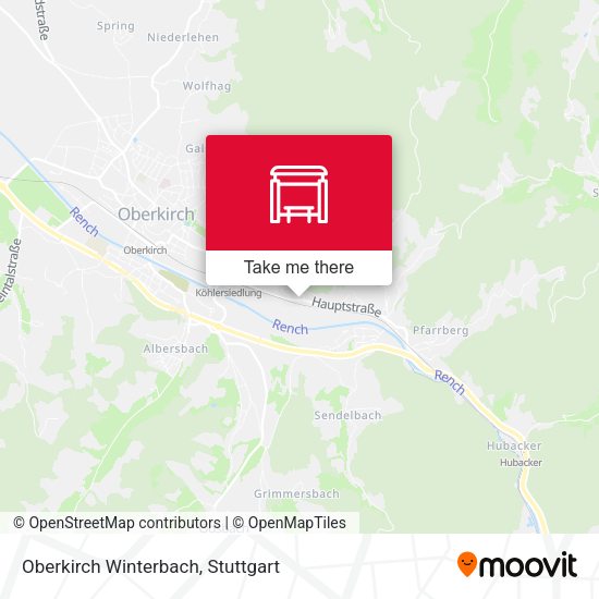Карта Oberkirch Winterbach