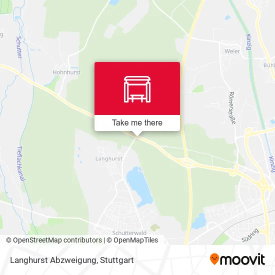 Карта Langhurst Abzweigung