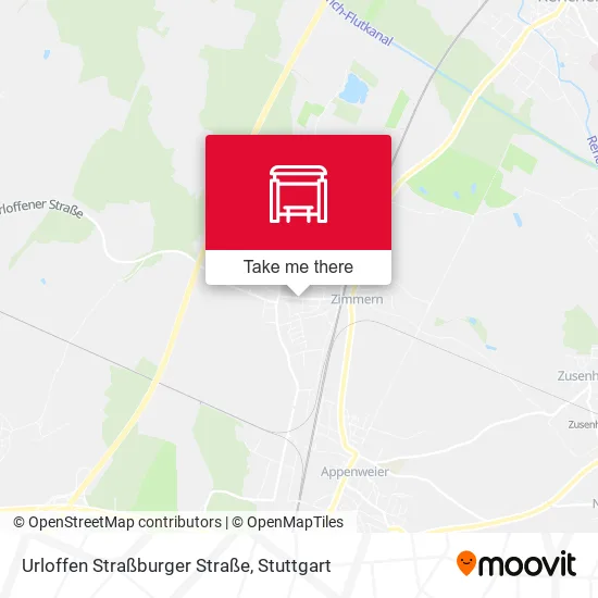 Карта Urloffen Straßburger Straße