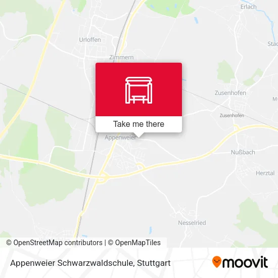 Карта Appenweier Schwarzwaldschule