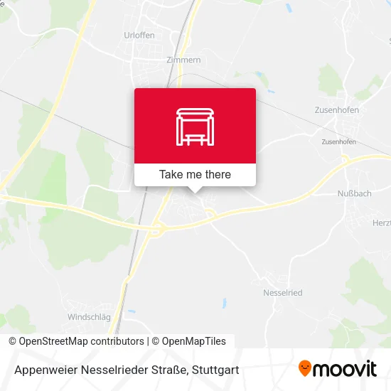 Карта Appenweier Nesselrieder Straße