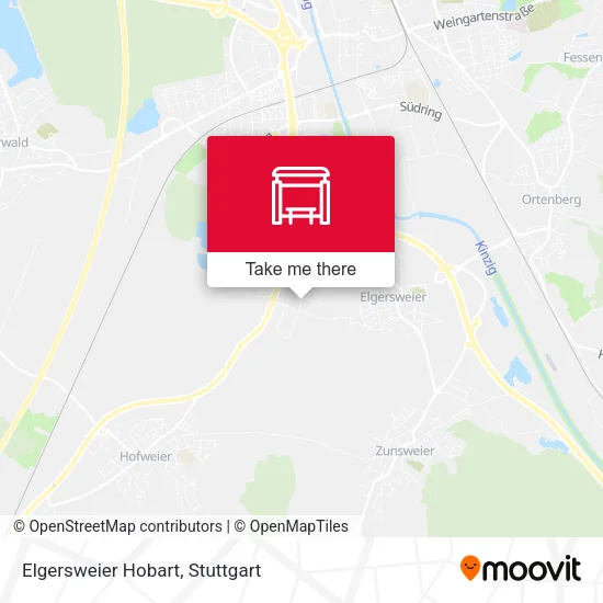 Карта Elgersweier Hobart