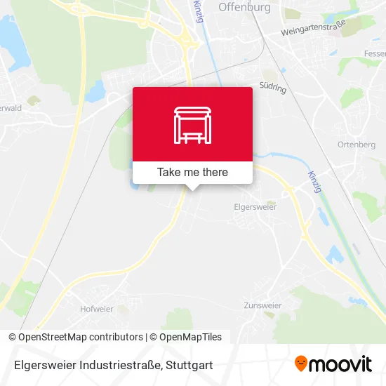 Карта Elgersweier Industriestraße