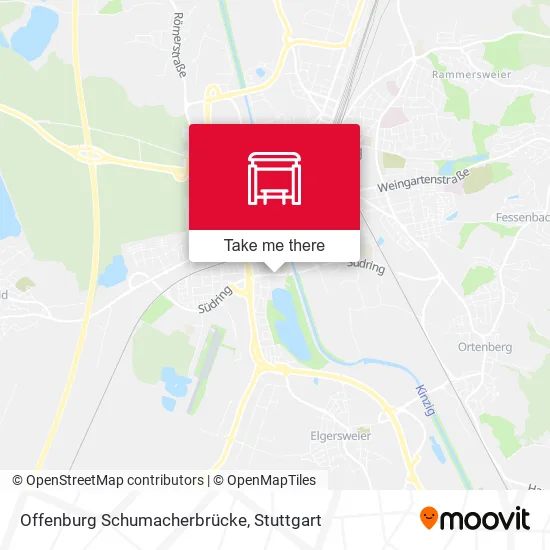 Карта Offenburg Schumacherbrücke