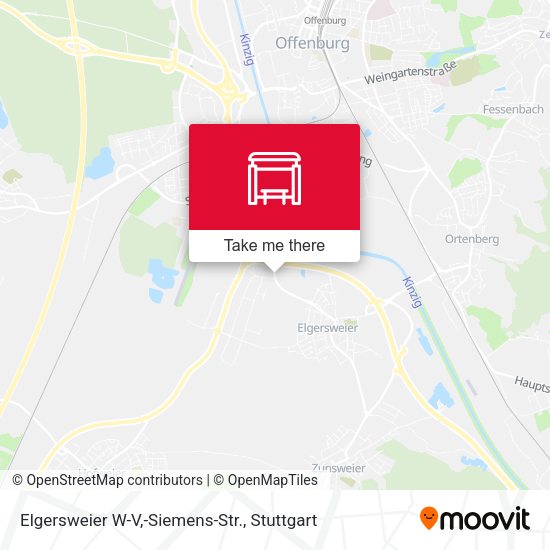 Карта Elgersweier W-V,-Siemens-Str.
