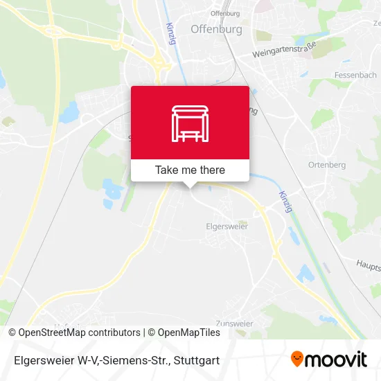 Карта Elgersweier W-V,-Siemens-Str.