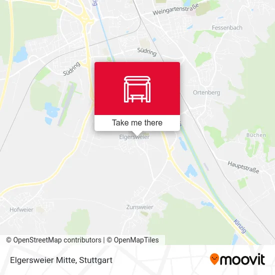 Elgersweier Mitte map