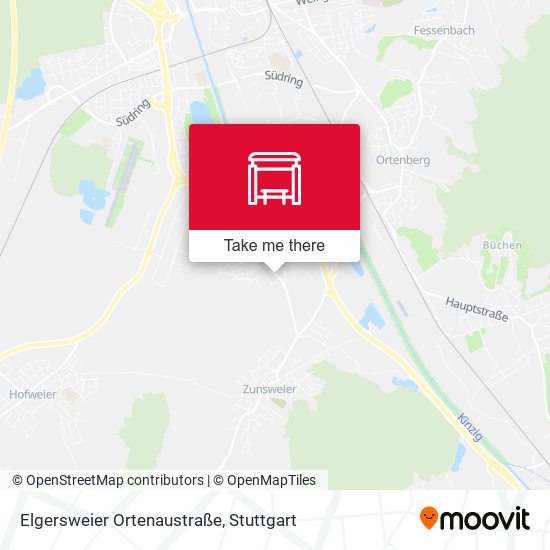 Elgersweier Ortenaustraße map