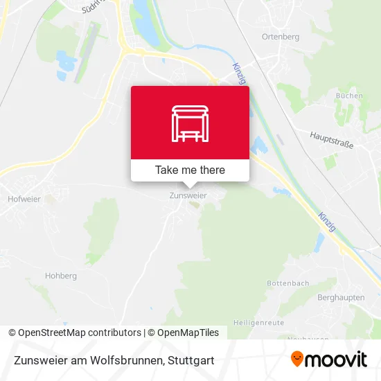 Карта Zunsweier am Wolfsbrunnen
