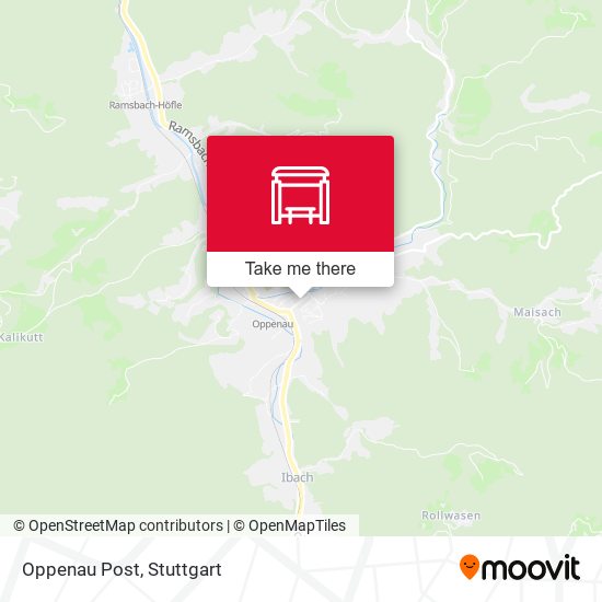 Карта Oppenau Post